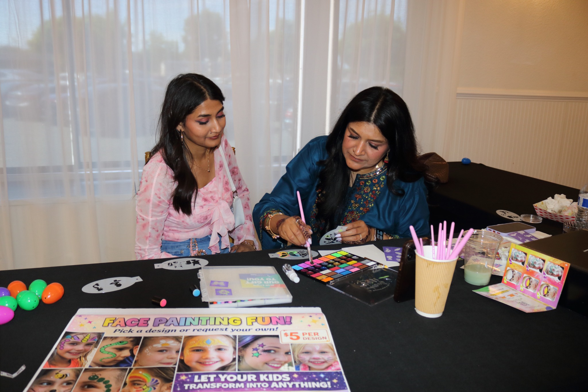 Guests enjoying games and activities