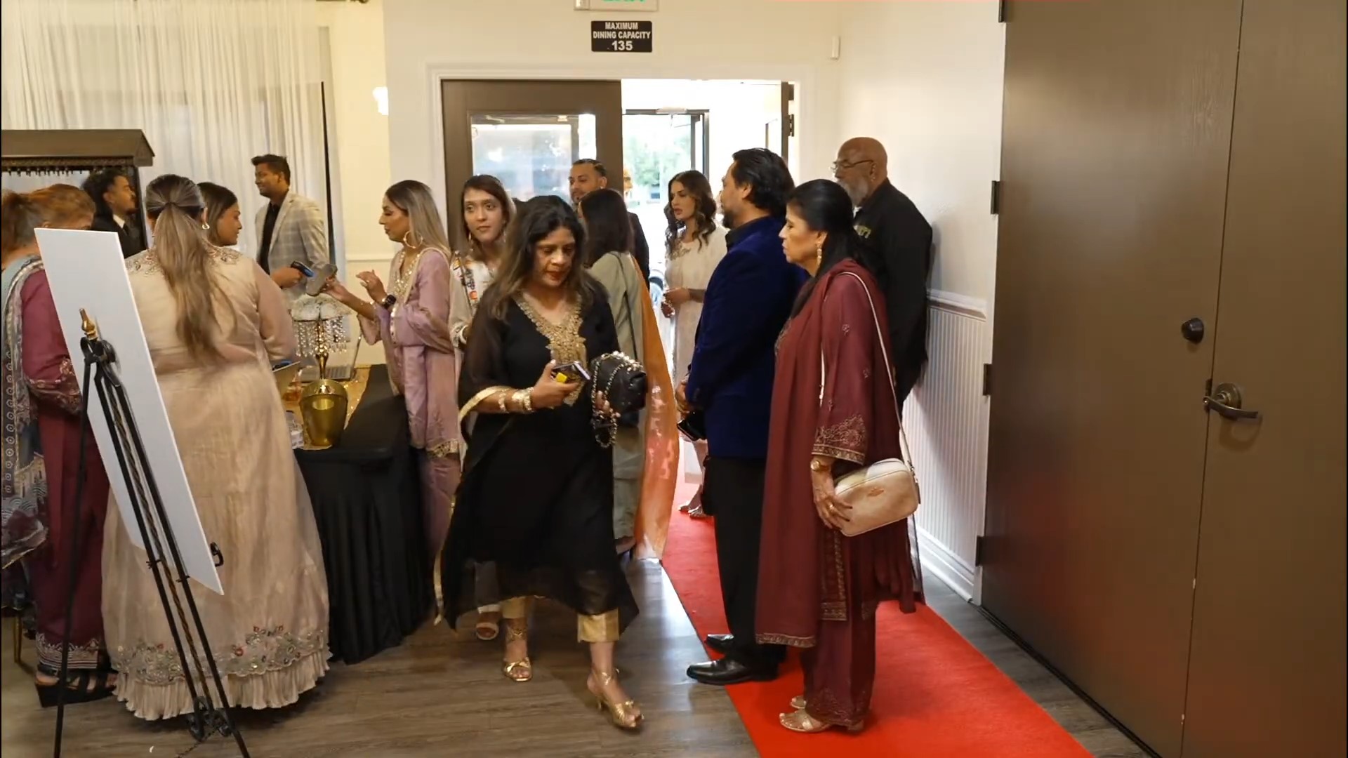 Guests arriving at the Musical Gala