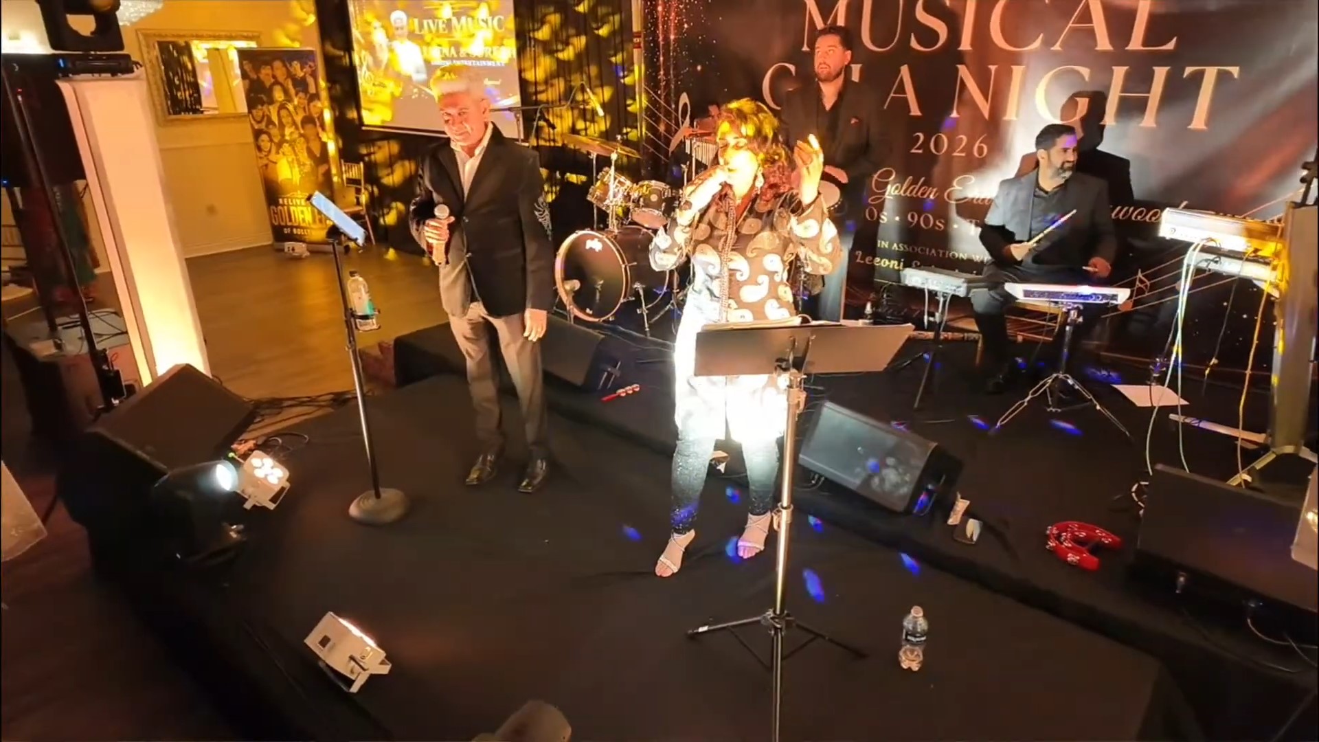 Performers sharing the stage