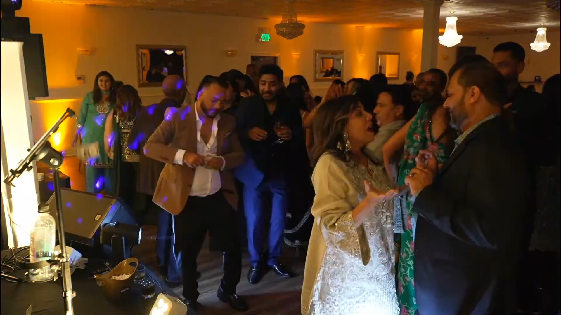 Guests celebrating together at the gala