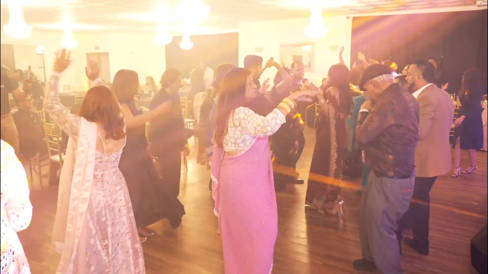 Guests dancing at the gala
